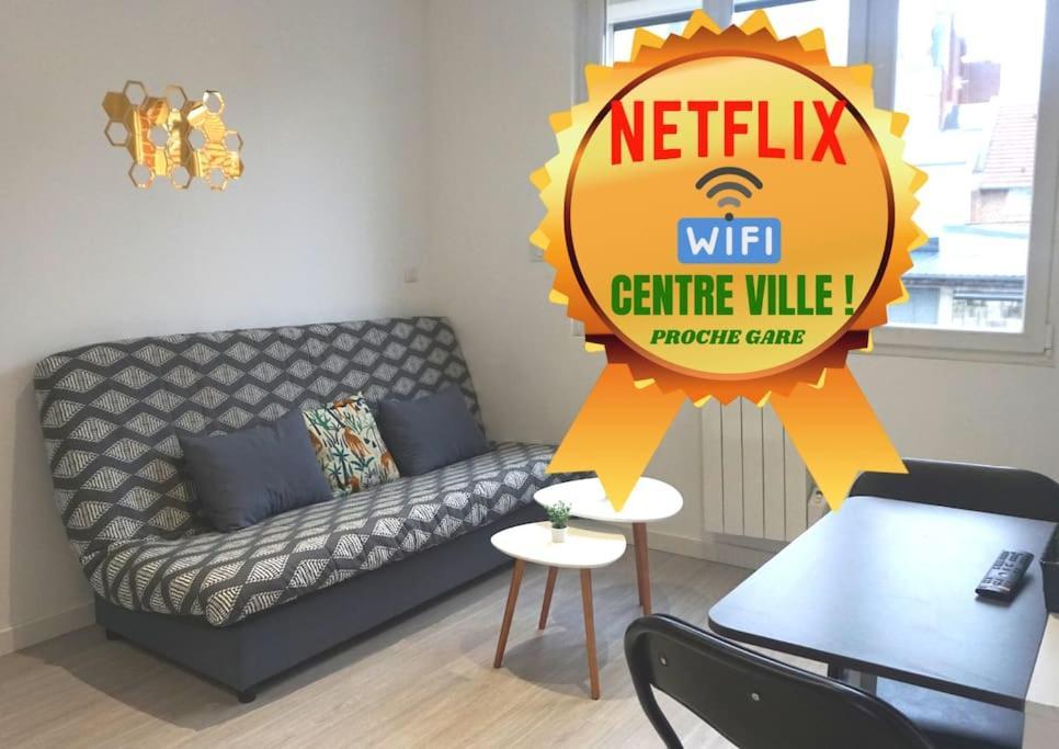 Cosy T2 Wifi Parking Proche Gare Centre Ville Σεν-Κεντέν Εξωτερικό φωτογραφία